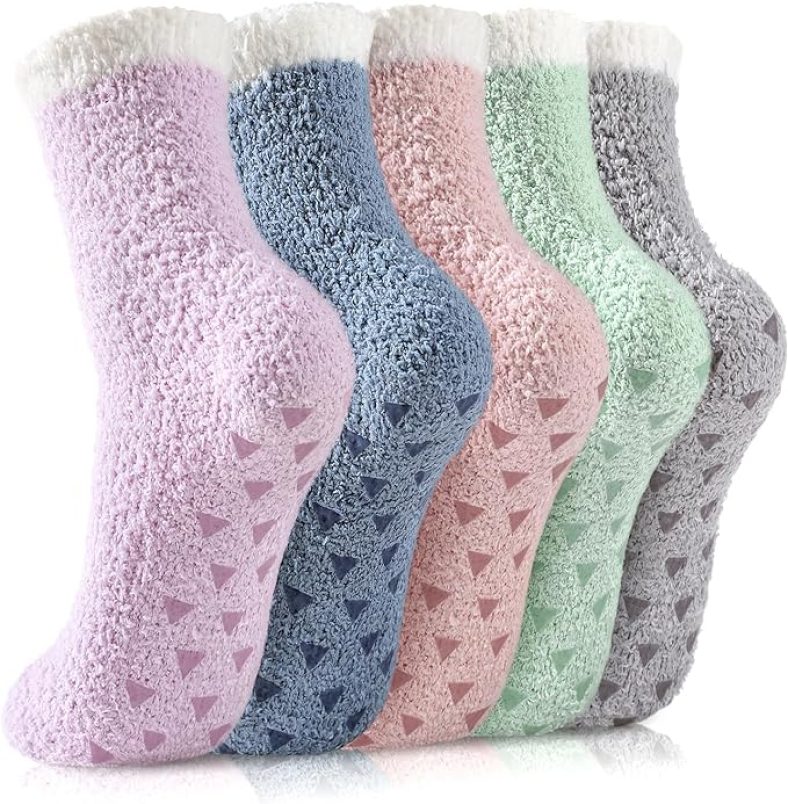 Fuzzy Socks for Women  Fluffy Socks Women, Slipper Socks for Women, Thick Super Warm