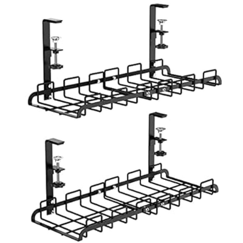 Under Desk Cable Management  17.7? Cable Management Tray