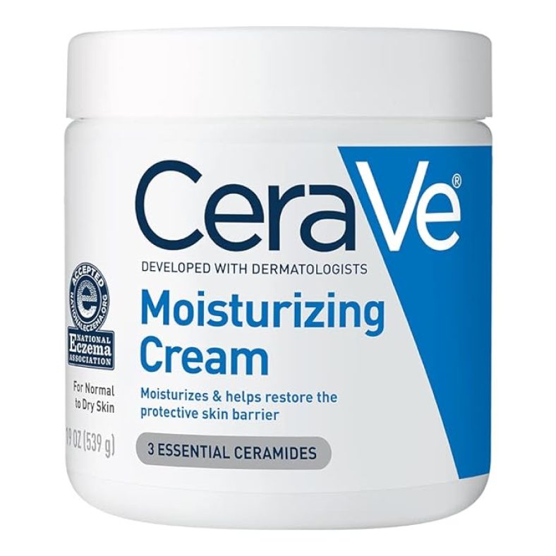 CeraVe Moisturizing Cream | Body & Face Moisturizer for Dry Skin | Body Cream, 19 oz