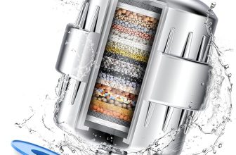 24 Stage Shower Water Filter  High Output Softener to Remove Chlorine and Fluoride