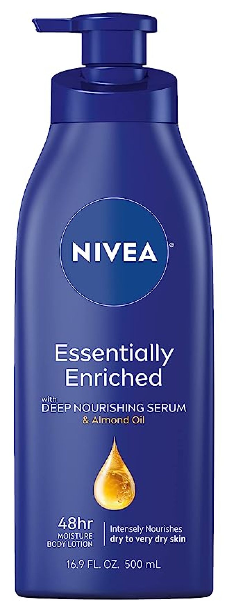 NIVEA Essentially Enriched Body Lotion,Dry to Very Dry Skin, 16.9 Fl Oz, Package may vary