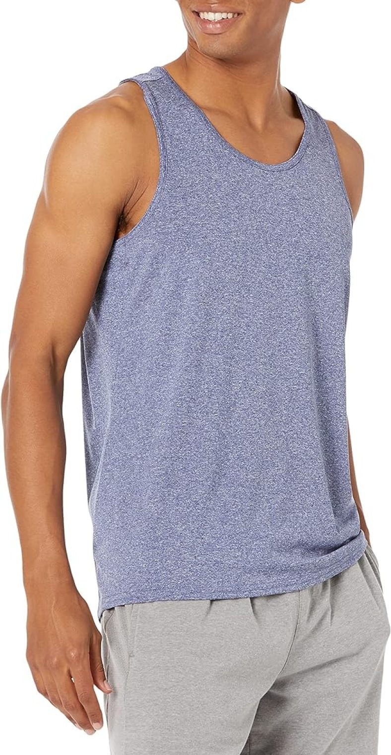 Amazon Essentials Men’s Tech Stretch Tank T-Shirt-Discontinued Colors