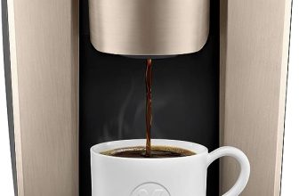 Keurig K-Elite Single Serve K-Cup Pod Coffee Maker, Brushed Gold