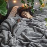 Bedsure Fleece Bed Blankets Queen Size Grey – Soft Lightweight Plush Fuzzy Cozy Luxury Blanket Microfiber, 90×90 inches