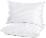 EIUE Hotel Collection Bed Pillows for Sleeping 2 Pack Queen Size，Pillows for Side and Back Sleepers,Super Soft Down Alternative Microfiber Filled Pillows,20 x 30 Inches