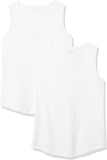 Amazon Essentials Women’s Classic-Fit 100% Cotton Sleeveless Tank Top, Pack of 2