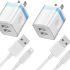 iPhone Charger, YOKERSU Nylon Braided Lightning Cable 3PACK 6ft Extra Long High Speed Data Sync Transfer Charging Cord Compatible with iPhone 11 Pro Max XS MAX XR X 8 7 Plus 6S 6 SE 5S for iPad